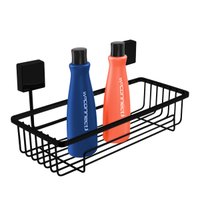 Prateleira Porta Shampoo Preta Fixação Por Parafuso - Wp Connect