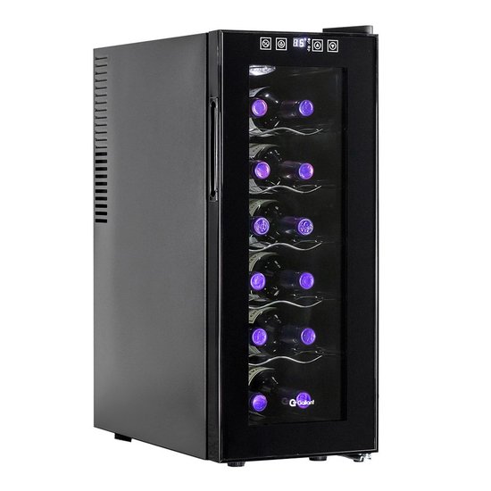 Adega Climatizada Gallant Milano 35L 12 Garrafas Preta GAD12P1ZB-PT