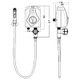 Ducha Higiênica 3t Lorenzetti - Branco/Cromado, 220V