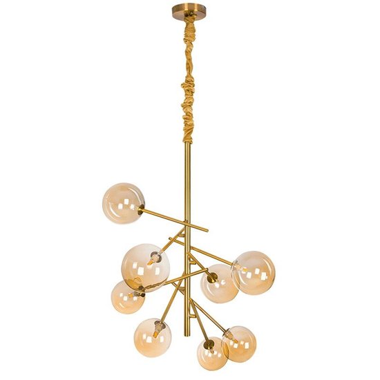 Lustre Pendente Nordecor Jabuticaba 2073 Bronze G9 Bivolt