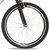 Bicicleta de Passeio Aro 26 Q17 Alumínio 21V Suspensão Sunset Mormaii  - Branca e Violeta