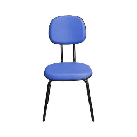 Cadeira para Escritório CS01 7/8 Couro Azul - Pethiflex