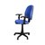 Cadeira para Escritório PE01 Giratória Couro Azul - Pethiflex