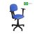 Cadeira para Escritório CS-03 Couro Azul - Pethiflex
