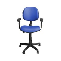 Cadeira para Escritório CE-Ergonômica Giratória Azul - Pethiflex