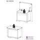 Baú Organizador Caixa de Brinquedos Pés Quadrados Multimóveis Branco/Cinza