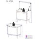 Baú Organizador Caixa de Brinquedos Retrô Multimóveis Branco/Natural