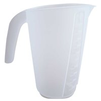 Jarra Medidora de Plástico 1 litros com Bico Dosador e Alça Sanremo Transparente