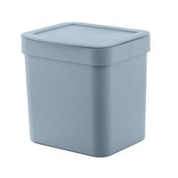 Lixeira para Pia de Cozinha de Plástico 4,7L Azul Glacial Ou