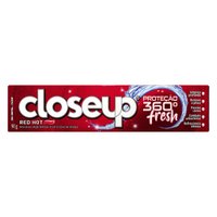 Creme Dental em Gel Closeup Proteção 360º Fresh Red Hot 90g