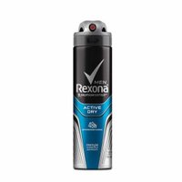 Desodorante Antitranspirante Aerosol Masculino Rexona Active Dry 72 horas 150ml