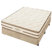 Conjunto Box Casal Espuma D45 Americanflex Clinoflex Bambu 138x188x65cm