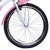 Bicicleta Retrô Vintage Aro 26 Feminina Beach Rosa com Branco