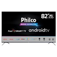 Smart TV Philco 82" Android Backlight E-Led PTV82K90AGIB UHD 4K