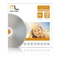 Mídia Cd-R Velocidade 52X Unitário Envelope Multilaser CD006