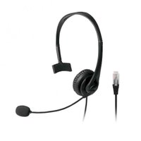 Headset Multilaser Conector Rj09 Para Telemarketing Preto Ph251