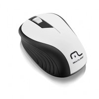 Mouse Sem Fio 2.4Ghz Preto e Branco Usb Multilaser