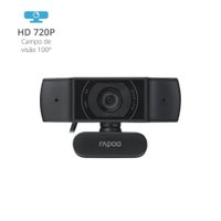 Webcam Rapoo HD 720p ¿ 5 Anos De Garantia C200 ¿ RA015