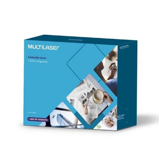 Cartucho Toner Adaptável com Hp Modelo 285A Multilaser