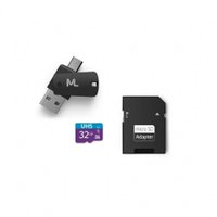 Kit 4 em 1 Cartão de Memória / Adaptador USB / Adaptador SD 32GB Multilaser