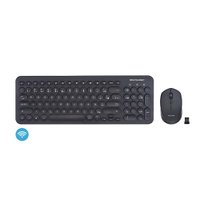 Combo Teclado e Mouse sem Fio Teclas Redondas Preto - TC231