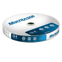 Mídia Multilaser Cd-R Vel. 52X - 10 Un. Shrink - CD027