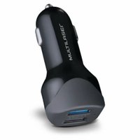Carregador Automotivo Concept 2 Portas Usb Quick Charger Multilaser Preto - CB114
