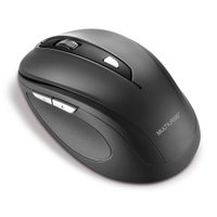 Mouse Sem Fio Multilaser 2.4 Ghz 6 Botões Preto Usb - Mo237