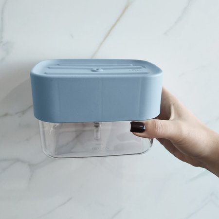 Dispenser Para Detergente Porta Esponja Sabão Líquido Trium 550ml Azul Glacial Ou