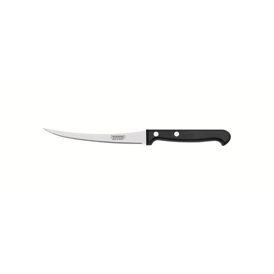 Faca para Tomate Tramontina Ultracorte com Lâmina em Aço Inox e Cabo de Polipropileno Preto 5" Tramontina
