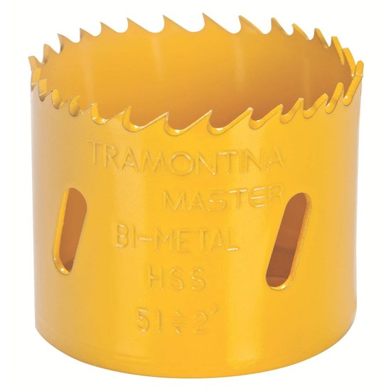 Serra Copo Bi-Metálica 111 mm 4.3/8" Tramontina com Dentes em Aço Rápido HSS Tramontina