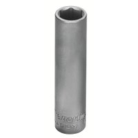 Soquete Sextavado Longo em Aço Cromo Vanádio 10 mm - Encaixe 1/4
