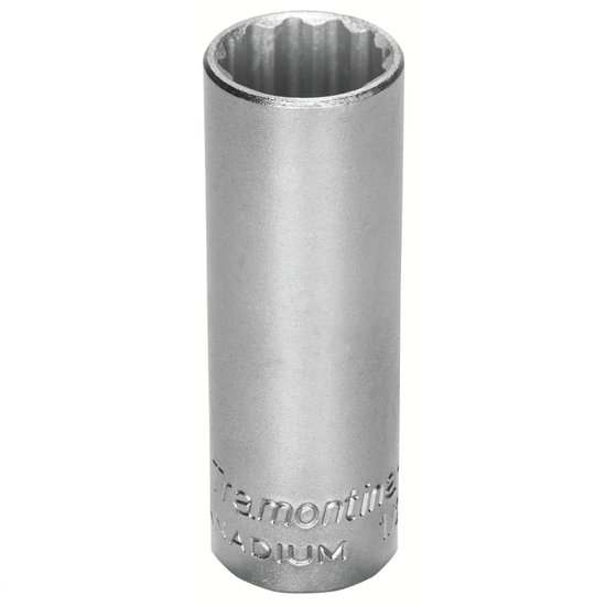 Soquete Estriado Longo em Aço Cromo Vanádio 7/8" - Encaixe 1/2" Tramontina PRO Tramontina