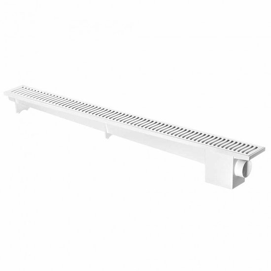 Ralo Linear Modulável Sifonado 700 mm Branco Herc
