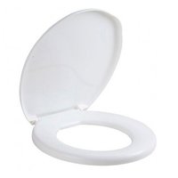 Assento para Vaso Sanitário Universal Oval Branco Envolvente Ideale Herc