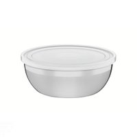 Pote Tramontina Freezinox Redondo em Aço Inox com Tampa Plástica 22 cm 2,9 L Tramontina