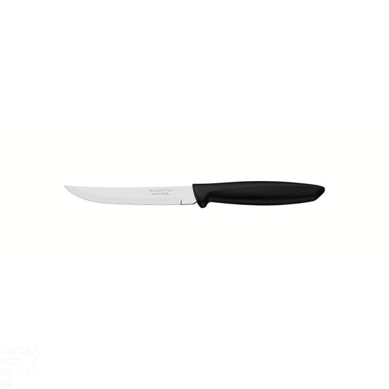 Faca para Frutas Tramontina Plenus com Lâmina em Aço Inox com Fio Liso e Cabo de Polipropileno Preto 5" Tramontina