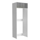 Porta Geladeira Madesa Lux 1 Porta Basculante - Branco/Cinza