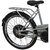 Bicicleta Elétrica com Bateria de Lítio 48V 13Ah Confort Prata