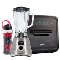 Kit Fritadeira Super Fryer e Liquidificador New Osterizer com Jarra Blen N Go
