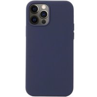 Capa Protetora De Silicone Y-Cover Liquid Azul Marinho Apple iPhone 12 Pro
