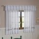 Cortina De Renda Bando Cozinha Valencia 2mx1,20m+20cm Interlar Branca Vaquinha