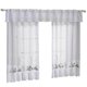 Cortina De Renda Bando Cozinha Valencia 2mx1,20m+20cm Interlar Branca Vaquinha