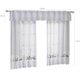 Cortina De Renda Bando Cozinha Valencia 2mx1,20m+20cm Interlar Branca Vaquinha