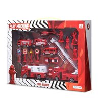 Conjunto Bombeiro Mini Resgate Play Machine com Cenário Temático Indicado para maiores de 3 Anos Multikids BR970