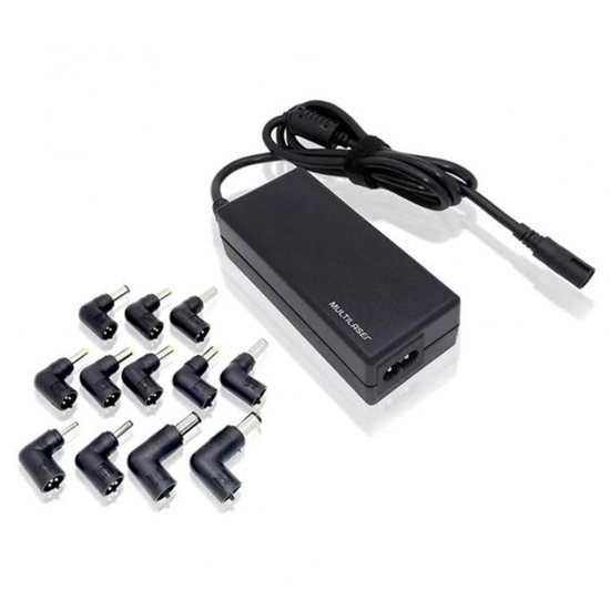 Carregador Notebook Compacto 65W 10 Conectores Multilaser