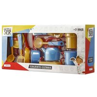 Brincando de Ser Conjunto Cozinha com Acessórios Indicado para +3 Anos Multikids - BR956
