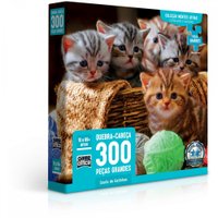 Quebra-Cabeça Puzzle - Toyster - Cesta de Gatinhos 300 Peças