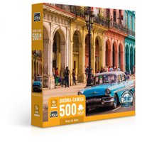 Quebra-Cabeça Puzzle 500 Peças Ruas De Cuba - Toyster