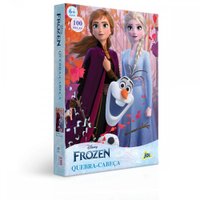 Quebra-Cabeça Puzzle 100 Peças - Frozen - Toyster